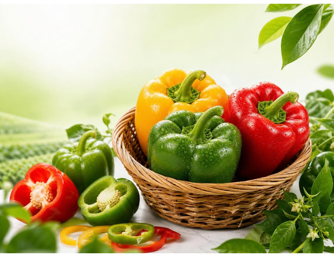 Red and Yellow Bell Peppers