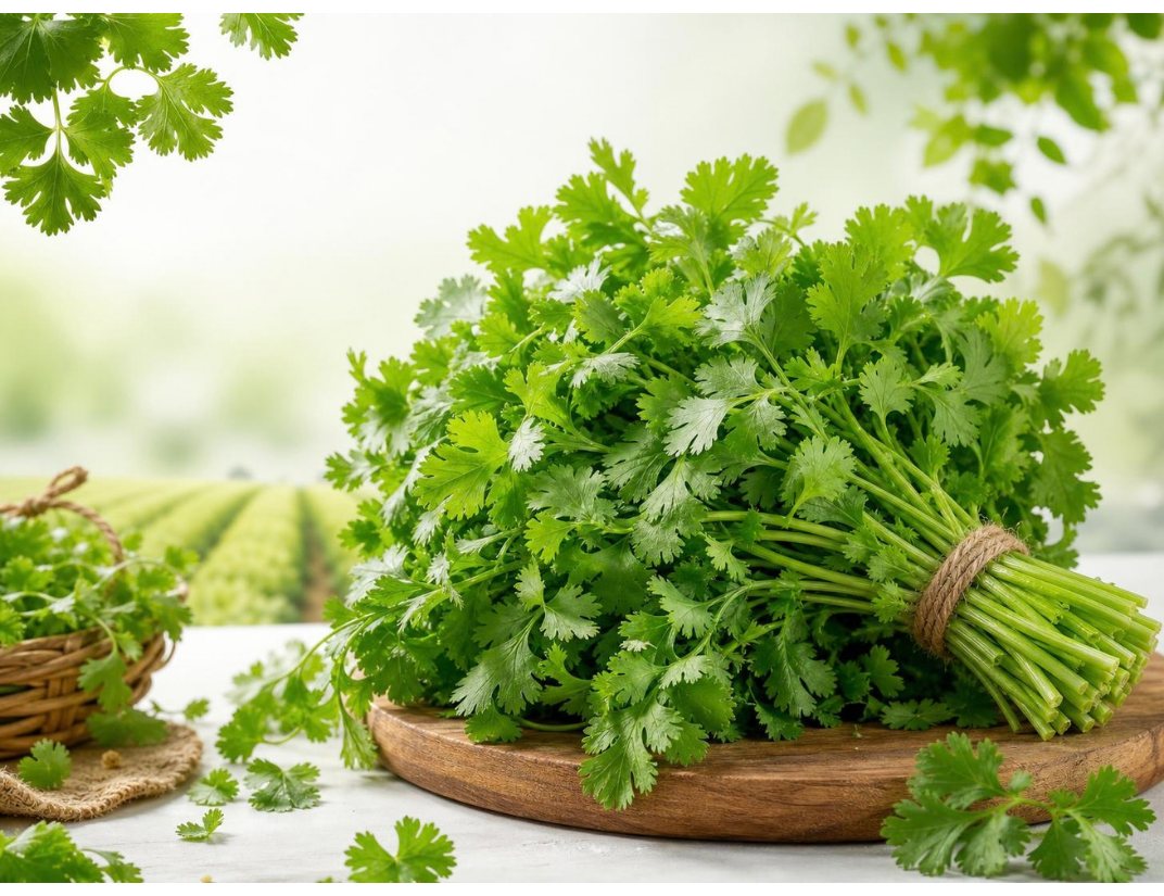 Fresh Green Coriander Bunch