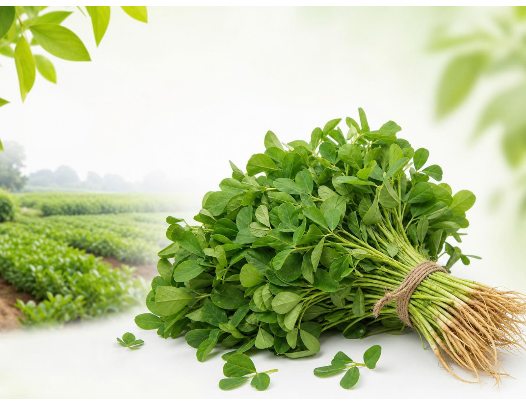 Fresh Green Fenugreek Leaves Export Quality