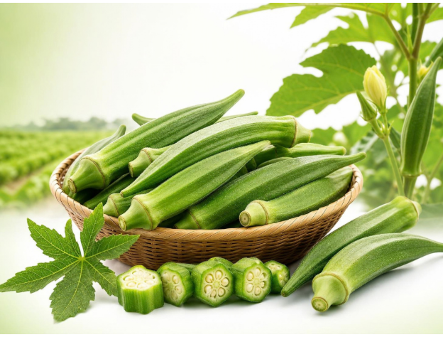 Fresh Okra Lady Finger - Premium Quality Fresh Okra from Vrinda Agro