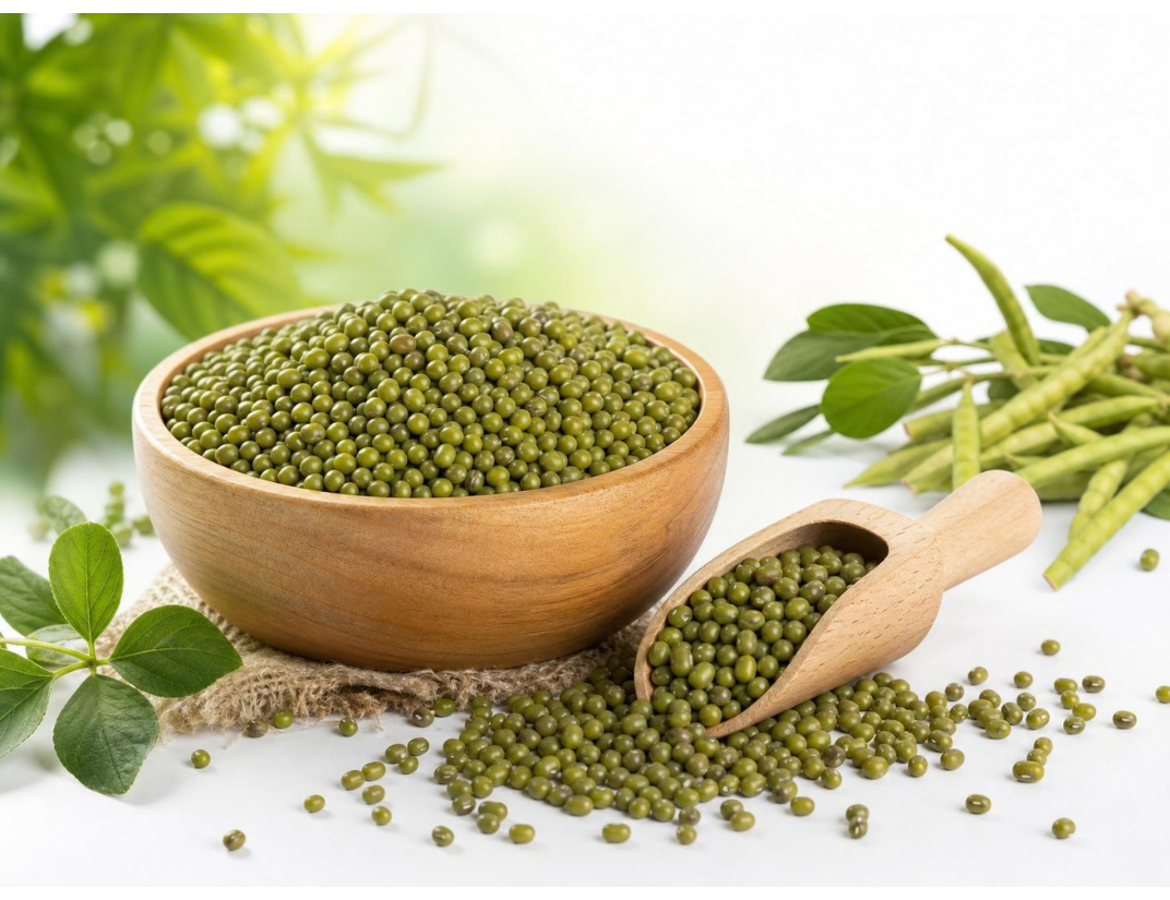 Whole Green Gram beans sourced from India