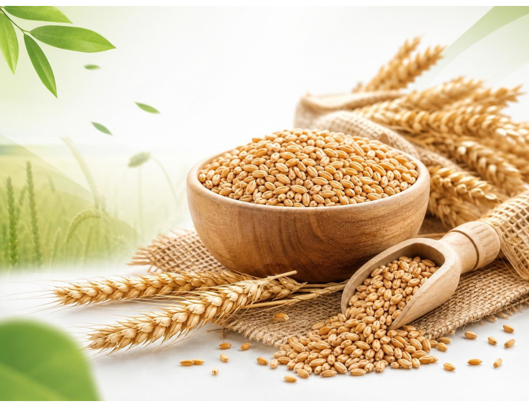 Whole Wheat grains from India