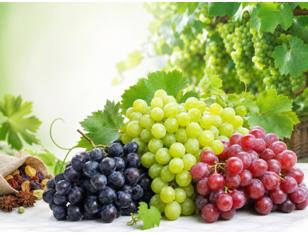 Fresh Indian grapes with premium quality from Vrinda Agro